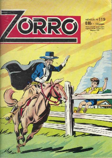 Scan de la Couverture Zorro n 119